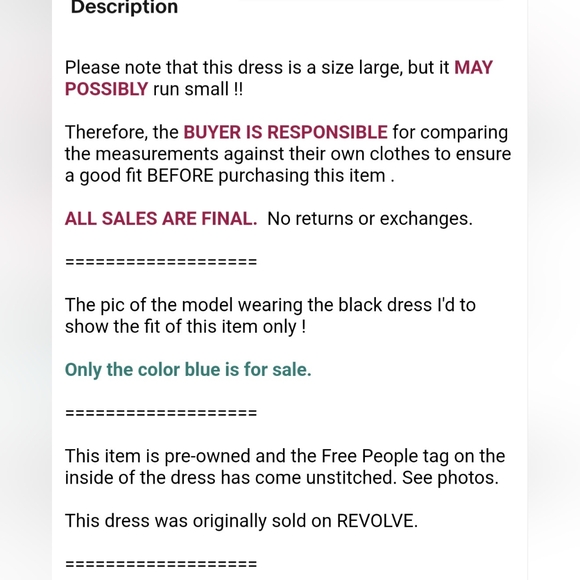 Large fit Medium? Intimately FREE PEOPLE Low Key Crushin Velvet Maxi Dress BLUE - Picture 3 of 16